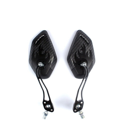 Mountain Bike Carbon Pattern Rearview Mirror Riding Equipment 3K Pattern Plane Mirror Reflector
