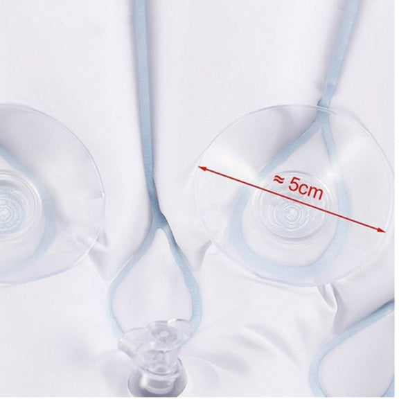 Shell Shaped Soft Bathroom Pillow Home Comfortable Spa Inflatable Bathtub Cushion, Random Color Delivery