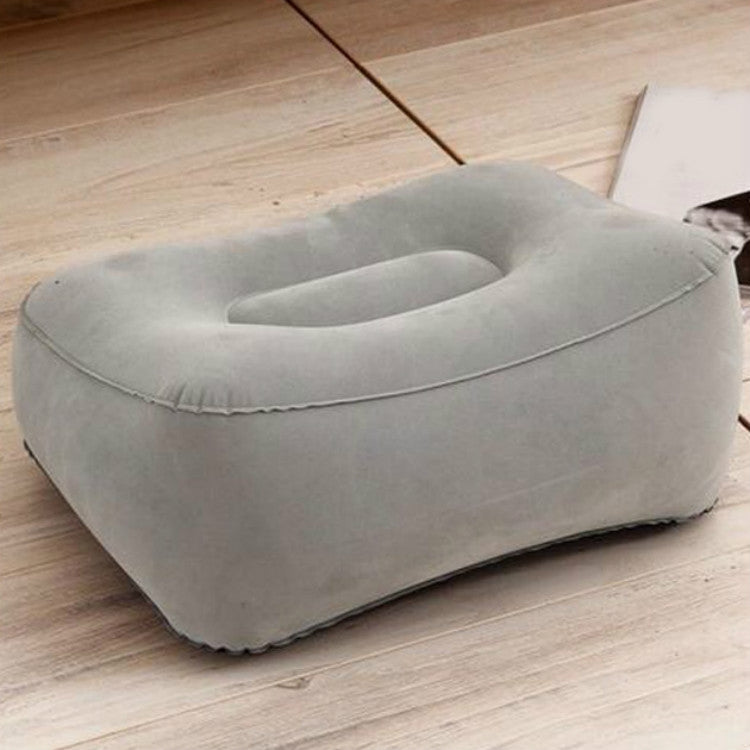 Travel Portable Inflatable Foot Rest Pilllow Mat Pad, Size:16x9cm(Gray)