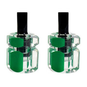 2 PCS Mini Portable Radish Head Screw Driver Transparent Handle Repair Hand Tools(Slotted Screwdriver)
