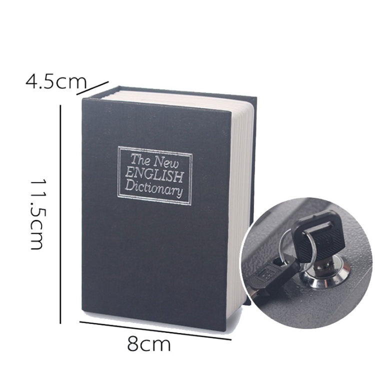 Mini Dictionary Safe Box Book Secret Security Lock Cash Money Coin Storage Jewellery key Locker(Yellow)