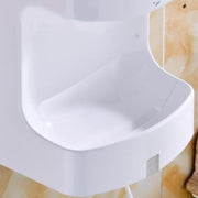 MODUN High Speed Fully Automatic Induction Intelligence Hand Dryer Hot and Cold Hand Dryer for Toilet, size:250*165*470MM(white)