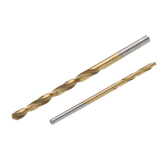 50 PCS/Set Titanium Coated Drill Bits High Speed Steel Drill Bit Set Power Drilling Tools