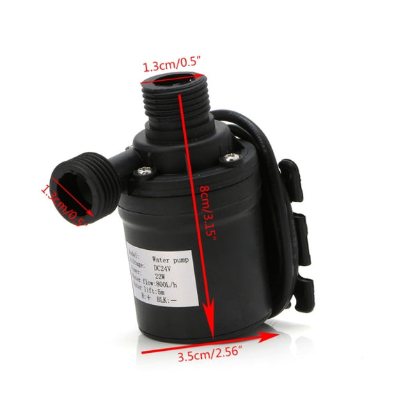 800L/H Flow Rate Solar Brushless Motor Water Circulation Irrigation Pump Submersibles Water Pumps(12V)