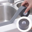 Durable PVC Material Waterproof Mold Proof Adhesive Tape  Kitchen Bathroom Wall Sealing Tape, Width:2.2cm x 3.2m(Grey) - Adhesives & Sealers by PMC TechLife | Online Shopping South Africa | PMC TechLife | Buy Now Pay Later Mobicred