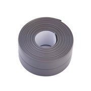 Durable PVC Material Water-resistant Mold Proof Adhesive Tape  Kitchen Bathroom Wall Sealing Tape, Width:2.2cm x 3.2m(Grey)
