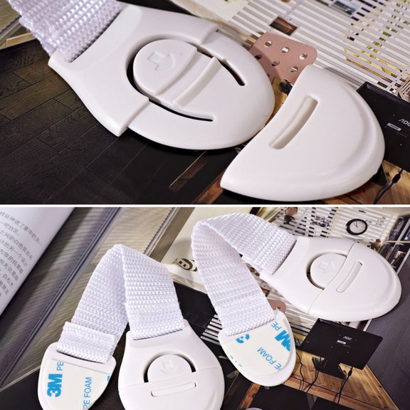 10 PCS/Lot Child Lock Protection Of Children Locking Doors For Children Safety Kids Plastic Lock(White)