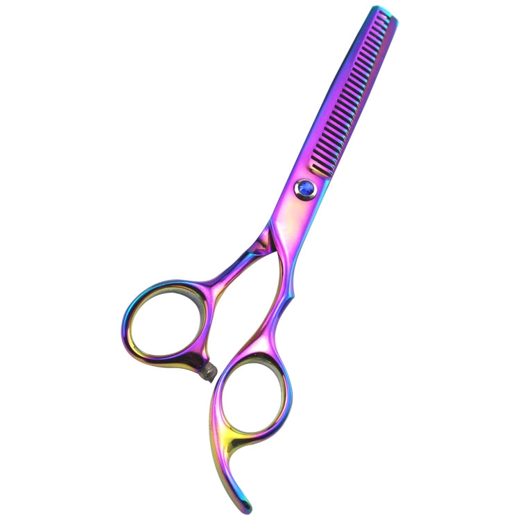 Professional Hair Cutting Scissor Hairdressing Kit Thinning Scissors Barber(Coloful Thinning���SXLC-603T))