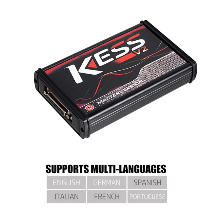 V2 V5.017 EU ECM Titanium Winols KESS 4 LED Online Master Version ECU OBD 2 Car / Truck Programmer Tool