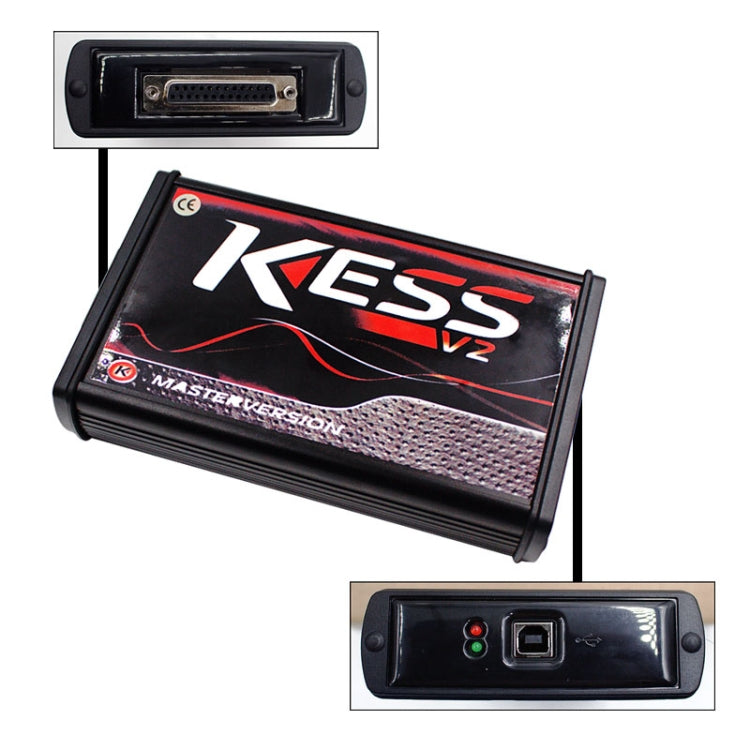 V2 V5.017 EU ECM Titanium Winols KESS 4 LED Online Master Version ECU OBD 2 Car / Truck Programmer Tool