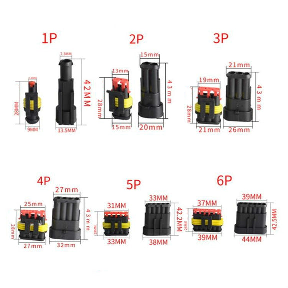 274 PCS / Box Car Water-resistant Connector Multi-Function Cable Terminal Line