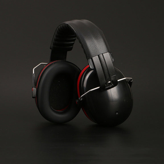Soundproof Earmuffs Noise-Proof Sleep Earmuffs Industrial Protective Earmuffs Ear Caps(Black)