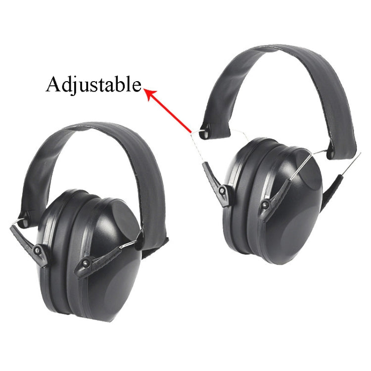 Learn Sleep Industry Noise Cancelling Earmuffs Shooting Soundproof Earmuffs(Black)