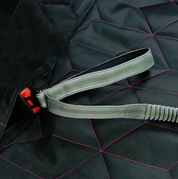 Dog Outdoor Anti-Scourge Traction Rope Nylon Reflective Elastic Stretch Dog Walking Rope( Green)