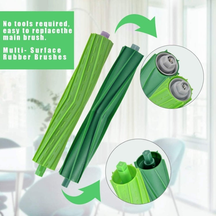 Robot Sweeping Brush + Hippa + Side Brush + Dust Bag Set For IROBOT ROOMBA S9 S9+(14 PCS/Set)