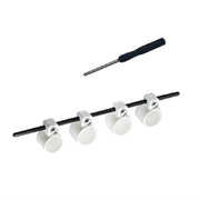 Four-finger Finger Expander Guitar Ukulele Piano Span Practice Finger  Cover, Specification:Standard Bold Edition(White)