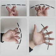 Four-finger Finger Expander Guitar Ukulele Piano Span Practice Finger  Cover, Specification:Standard Bold Edition(White)