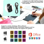 Wacom CTL-4100  Tablet Intuos Hand-Painted Board Computer Drawing Board Handwriting Board