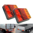 2 PCS CNSUNNY LIGHT DC 12V Car Truck Trailer Caravans LED Rear Tail Warning Brake Lights - Brake Lights by PMC TechLife | Online Shopping South Africa | PMC TechLife | Buy Now Pay Later Mobicred