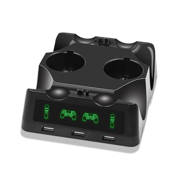 iPlay Gamepad Charger Multifunctional Charging Base For PS4 VR/PS VR/PS Move