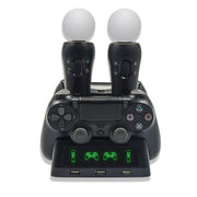iPlay Gamepad Charger Multifunctional Charging Base For PS4 VR/PS VR/PS Move