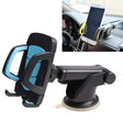 Car Phone Holder Car Air Outlet Mobile Phone Holder Suction Cup Navigation Instrument Panel General, Style:2 in 1(Blue) - Car Holders by PMC TechLife | Online Shopping South Africa | PMC TechLife