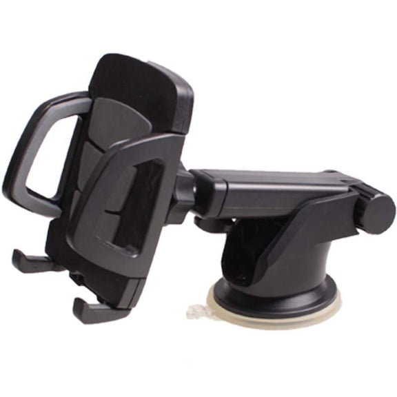 Car Phone Holder Car Air Outlet Mobile Phone Holder Suction Cup Navigation Instrument Panel General, Style:2 in 1(Gray)