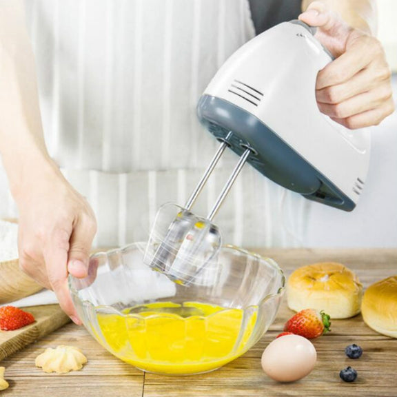 Whisk Electric Household Mini Whisk Baking Small Whipped Cream Machine, Specification:EU Plug+4 Stirring Rods