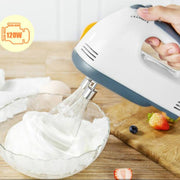 Whisk Electric Household Mini Whisk Baking Small Whipped Cream Machine, Specification:UK Plug+4 Stirring Rods