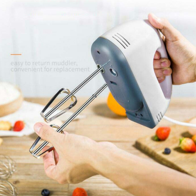 Whisk Electric Household Mini Whisk Baking Small Whipped Cream Machine, Specification:UK Plug+4 Stirring Rods
