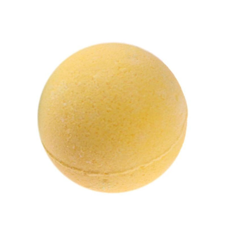 3 PCS 10g Natural Bubble Shower Bombs Ball Bath Salt Body Essential Oil Bath Ball(Yellow)