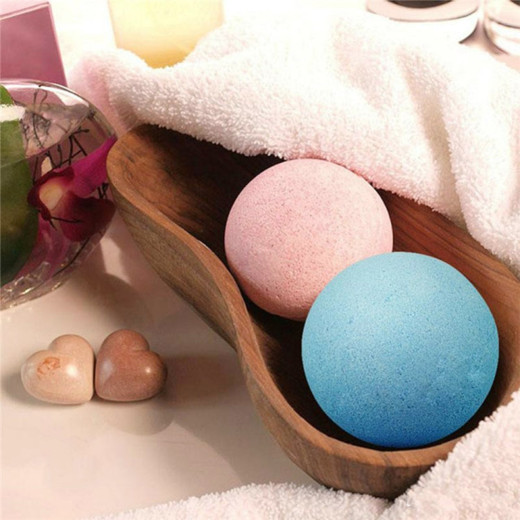 3 PCS 10g Natural Bubble Shower Bombs Ball Bath Salt Body Essential Oil Bath Ball(Yellow)