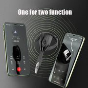 PS3 Bluetooth 5.0 Scorpion Unilateral Hanging Ear Bluetooth Earphone Black Hole Headset