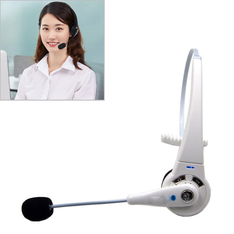 PS3 Headset Wireless Headphones Bluetooth Earphone Bluetooth 5.0(White)