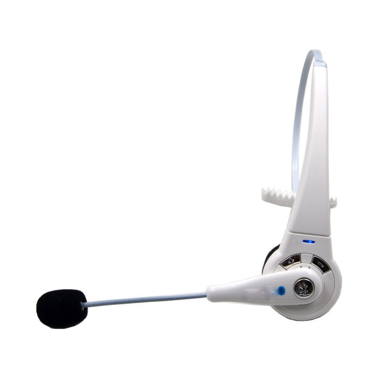 PS3 Headset Wireless Headphones Bluetooth Earphone Bluetooth 5.0(White)