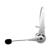 PS3 Headset Wireless Headphones Bluetooth Earphone Bluetooth 5.0(White)