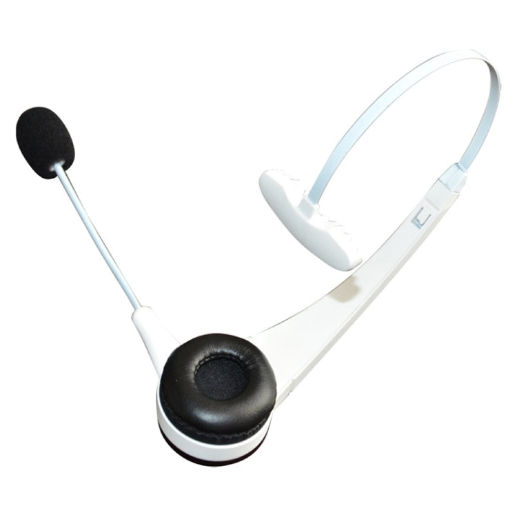 PS3 Headset Wireless Headphones Bluetooth Earphone Bluetooth 5.0(White)