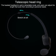 PS3 Headset Wireless Headphones Bluetooth Earphone Bluetooth 5.0(White)