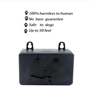 Ultrasonic Dog Repeller Pet Automatic Bark Stopper Dog Training Supplies, Specification: CSB19 (Battery Type)(Black)