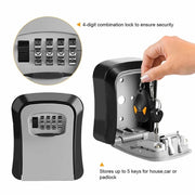 HG2 Arc Wall Mounted Password Key Box(Gray)