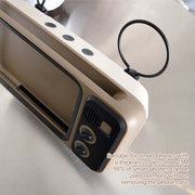 Q02 Retro Desktop Lazy Live TV Phone Holder for 4.7~6.2 inch Display Mobile Phone(Brown)