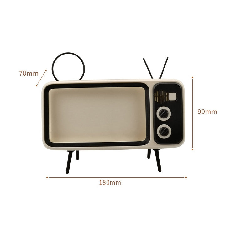 Q02 Retro Desktop Lazy Live TV Phone Holder for 4.7~6.2 inch Display Mobile Phone(Orange)