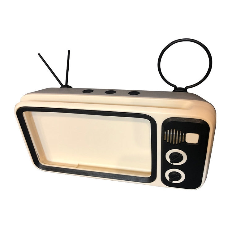 Q02 Retro Desktop Lazy Live TV Phone Holder for 4.7~6.2 inch Display Mobile Phone(Silver)