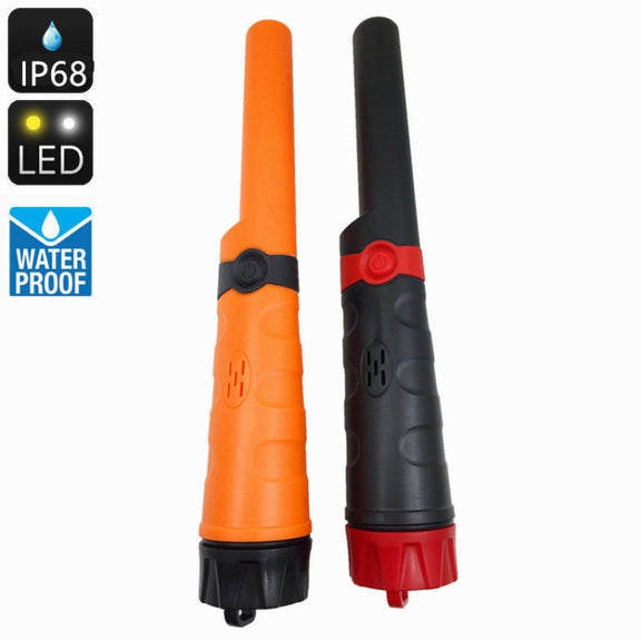 MD970 Water-resistant High Sensitivity Metal Positioning Rod Adjustable Sensitivity Metal Detector(Orange)