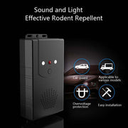 Ultrasonic Car Repeller Car Engine Compartment Electronic Repeller Micro-Light Wave Insect Repellent, Specification: Universal (Black)
