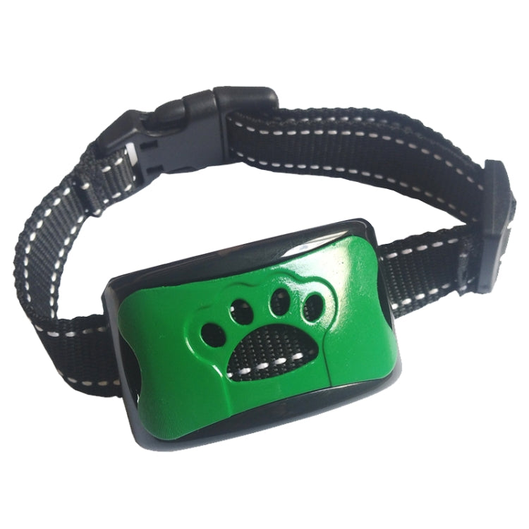 Rechargeable Water-resistant Intelligent Identification Automatic Lock Bark Stop(Green)