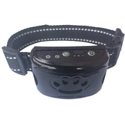 Rechargeable Water-resistant Intelligent Identification Automatic Lock Bark Stop(Bright Black)