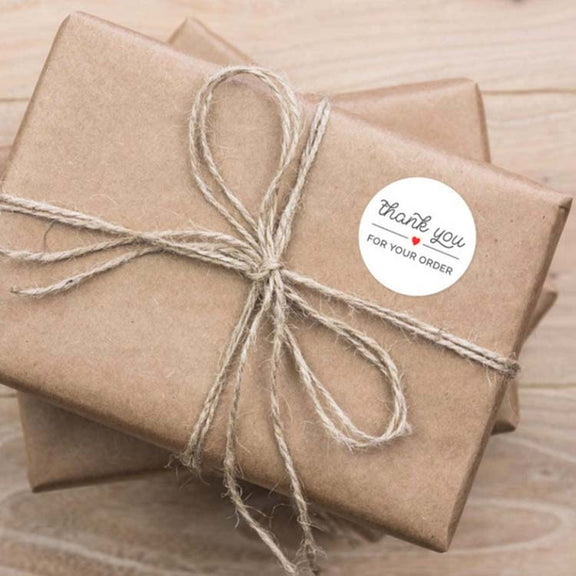 Roll Seal Stickers Thank You  Stickers  Wedding Decoration Stickers Label, Size: 2.5cm/1inch(A-11)
