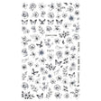 10pcs 3D Adhesive Butterfly Retro Rose Color Nail Art Sticker(F-671) - free shipping - PMC TechLife - Order now!