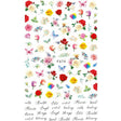 10pcs 3D Adhesive Butterfly Retro Rose Color Nail Art Sticker(F-674) - free shipping - PMC TechLife - Order now!